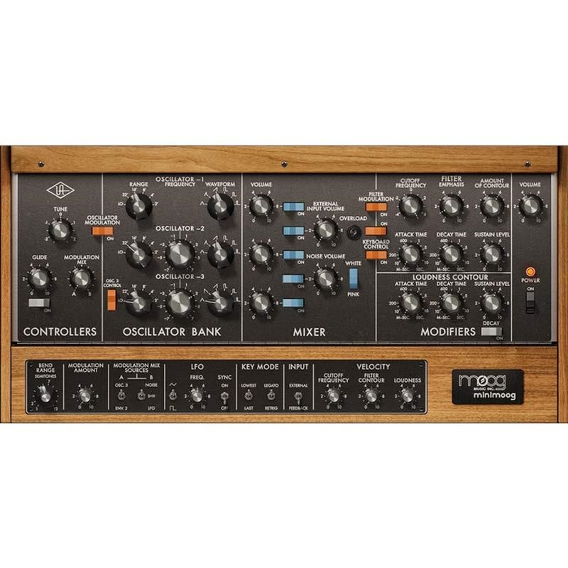 Universal Audio 【ユニバーサルオーディオブラックフライデーセール延長！】Moog Minimoog (ユニバーサルオーディオ)(UADプラグイン)(オンライン納品)(2時間以内に納品)