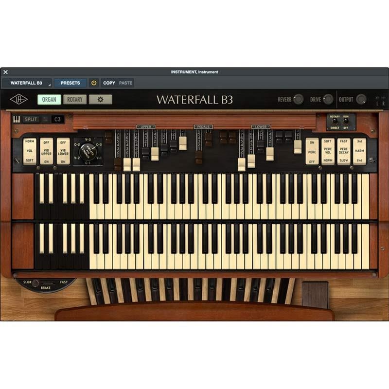 Universal Audio 【ユニバーサルオーディオブラックフライデーセール延長！】Waterfall B3 Organ (ユニバーサルオーディオ)(UADプラグイン)(オンライン納品)(2時間以内に納品)