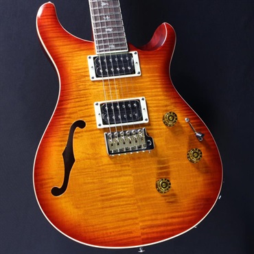P.R.S. SE Custom 24 Semi-Hollow Piezo (Vintage Sunburst) #CTI G062351