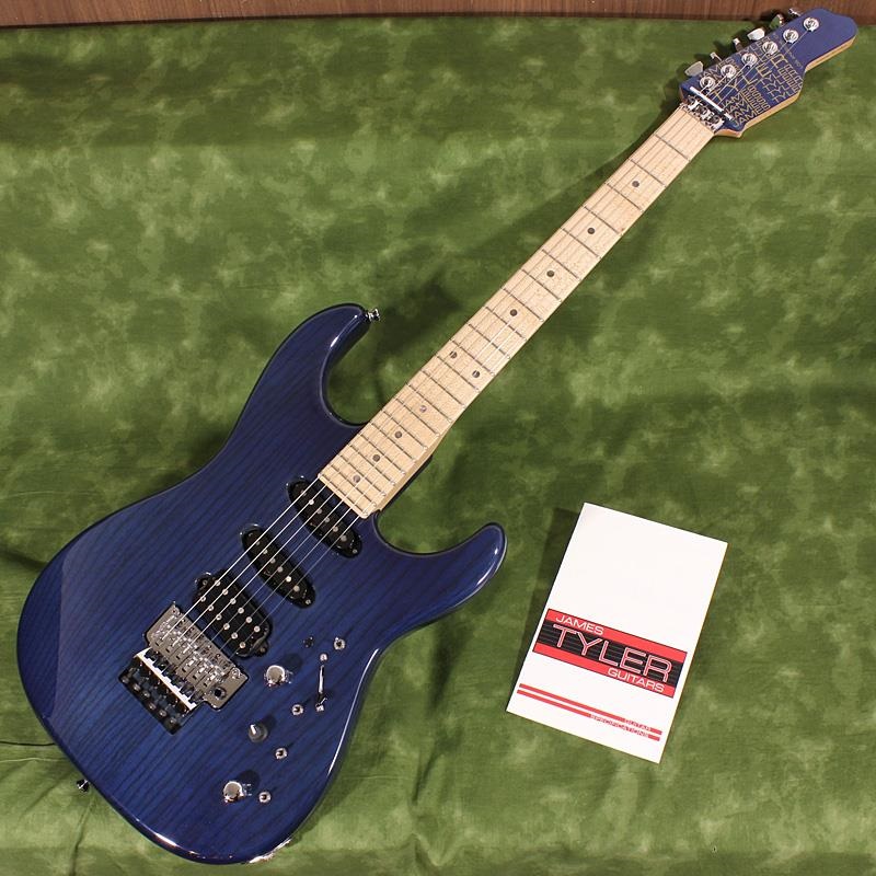 JAMES TYLER USED 中古 Studio Elite Ash Body Transparent Royal Blue w/Floyd Rose SN. 20010