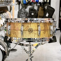 Keith Carlock Signature Snare Drum - 2mm Antique Aged Brass 14×5.5 [GAS5514-KC]【店頭展示特価品】