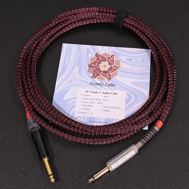 Family Labo PC-Triple C Custom Guitar Cable 3m S-S