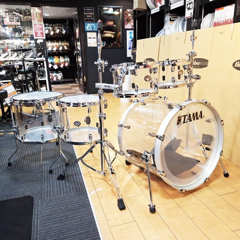 TAMA USED 中古 Silverstar Mirage Acrylic 5pc Kit [22BD.10TT.12TT