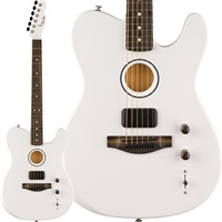 Limited Edition FINNEAS American Acoustasonic Telecaster (Satin Arctic White/Ebony)