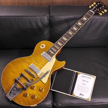 Gibson Murphy Lab 1959 Les Paul Standard w/Mini Humbuckers & Bigsby Heavy Aged Green Lemon Fade SN. 942932