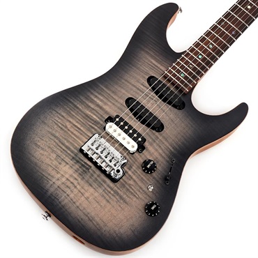 Ibanez Prestige TQM2-CUF (Charcoal Black Burst Flat) [Tom Quayle