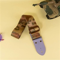 カモフラシートベルトギターストラップ　ブラウン