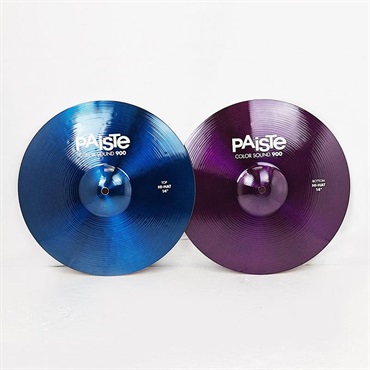 PAiSTe USED 中古 Color Sound 900 HiHat 14 pair [Top:Blue/Bottom:Purple]