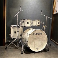SQ1 Series 4pc Drum kit -Satin Pure White-[BD22，TT10，TT12，FT16]