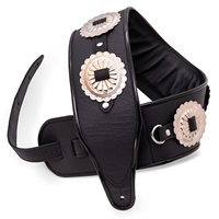 Big Concho / Black （ビッグ・コンチョ レザーストラップ）