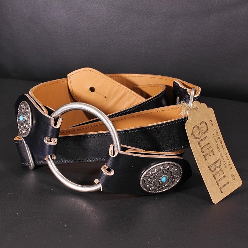 お引渡し者決定済。　お引き取りは大幅値引！イタリアINCANTO　総革張り リク BLUE BELL Duane Strap Black ｜イケベ楽器店オンラインストア