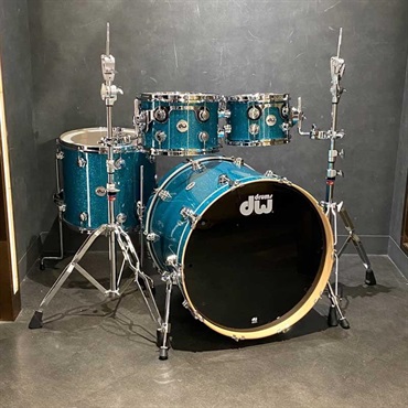 dw Collector's Pure Maple 4pc Drum Kit [BD22，FT16，TT12&10/Teal