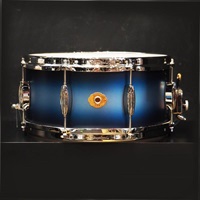 Radio King Artist Snare Drum 14×6.5 [Blue and Silver Lacquer/SLLS6514SSK371]