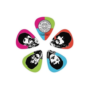 D’Addario Sgt. Pepper's Lonely Hearts Club Band 50th Anniversary Guitar Picks [1CWH2-10B6/Thin]