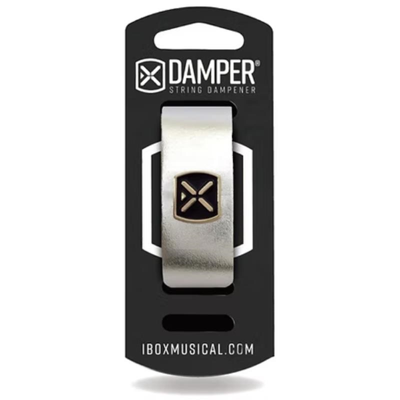 IBOX METALLIC SILVER LEATHER SMALL DＭSM01