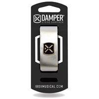 METALLIC SILVER LEATHER SMALL DＭSM01