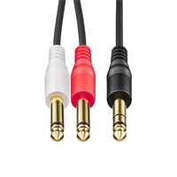 AT-MI84/3.0 (3.0m)(オーディオテクニカ)(6.3mmモノラル標準プラグ-6.3mmステレオ標準プラグ)