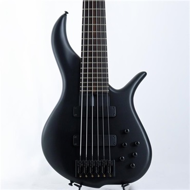 F-bass BN6-SBL/Macassar Ebony Fingerboard (Solid Black Matte with