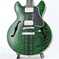 CS-336 3A Quilt Top Gloss (Green Tiger Stripe) 【Weight≒3.23kg】【Gibson POP UP Store 2025 Winter出展品】