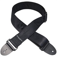 地紋織りギターストラップDGS-JMO32 SYBK (地紋織黒)