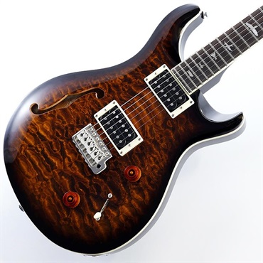 P.R.S. USED 中古 SE Custom 22 Semi-Hollow Quilt (Black Gold Sunburst) SN.CTIF018045