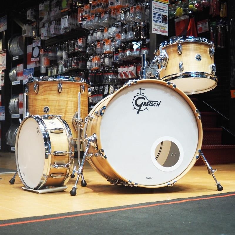 【展示品特価！】GB-E404-FA [Gretsch Drums Limited Edition / Brooklyn Series Exotic Figured Ash 4pc Kit]【限定品/日本入荷1セットのみ】の商品画像