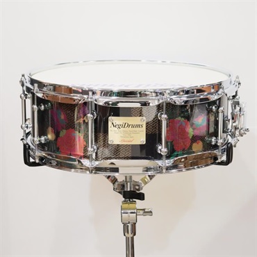 HKRB-1450P [1mm Steel 14''×5'' Snare Drum - 光牡丹]【Made in Japan】