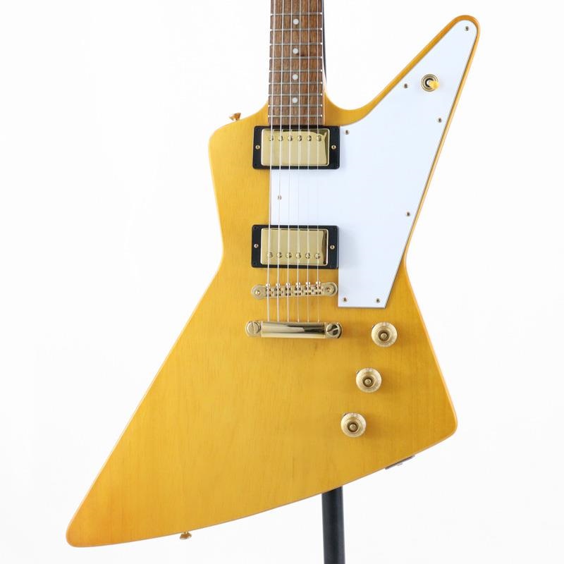 USED 中古 Inspired by Gibson Custom Shop 1958 Korina Explorer (Aged Natural/White Pickguard)[SN.24011525508] エピフォンの商品画像