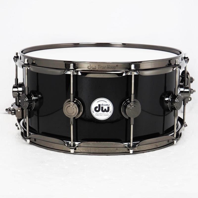 DR546514SSN302 [Collector's Hybrid Shell PurpleCore Maple Snare Drum 14×6.5 / Piano Black / Black Nickel Hardware]の商品画像