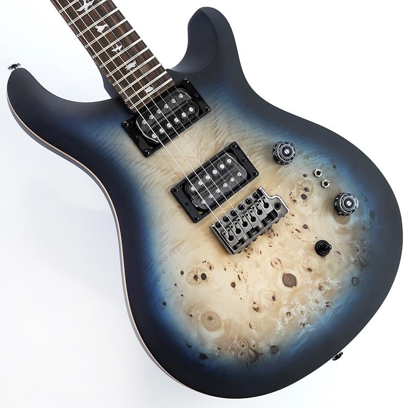 P.R.S. SE Custom 24-08 Poplar Burl Limited Edition (Lake Blue