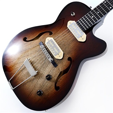 Godin 5th Ave TL Vintage Burst HG Gold Foil 展示特価！