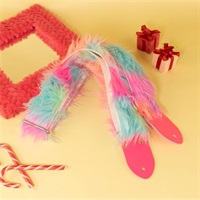 モッフモフギターストラップ　ミックス