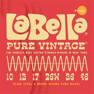 La Bella 【数量限定価格】 Pure Vintage Electric Guitar Strings [PV1046]
