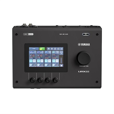 YAMAHA 【ご予約商品・2月13日発売予定（初回入荷分にお届けできない可能性がございます）】URX22B (ブラック)(ヤマハ)(オーディオインターフェース)(URXシリーズ)(USB-C搭載)(タッチパネル)(DSP内蔵)(32bit 192kz)