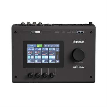 YAMAHA 【ご予約商品・2月13日発売予定（初回入荷分にお届けできない可能性がございます）】URX44VB (ブラック)(ヤマハ)(オーディオインターフェース)(URXシリーズ)(USB-C搭載)(HDMI入力搭載)(タッチパネル)(DSP内蔵)(32bit 192kz)