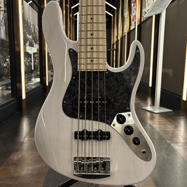 Kikuchi Guitars Hermes Series MV5 PASSIVE (Trans White)