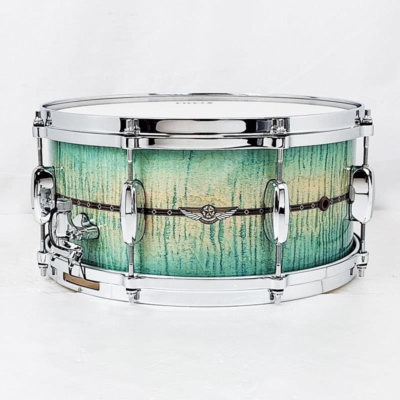 TMS1465DR-ECB [STAR Maple 14×6.5 Snare Drum - Emerald Sea Curly Maple Burst]【Made in Japan】の商品画像