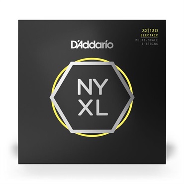 D’Addario NYXL Series 6-String Multiscale Electric Bass Strings [NYXL32130MS]