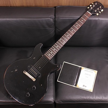 Gibson Murphy Lab 1960 Les Paul Junior Double Cut Reissue Ultra Heavy Aged Ebony SN. 04756