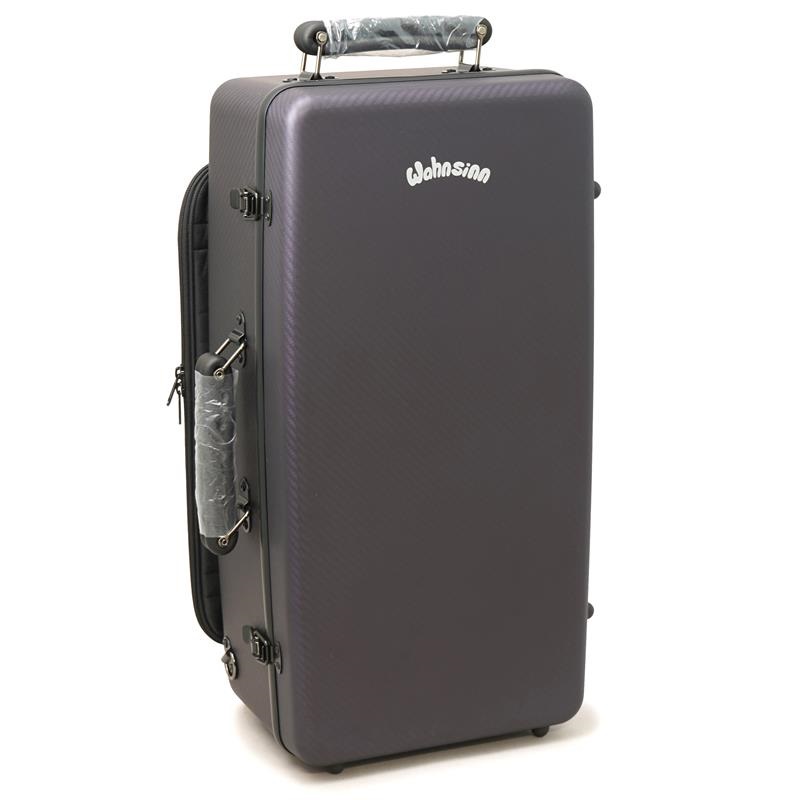 ワンジンケース / 3K NATURAL CARBON Series (Matte Dark Purple / Black) トリプル トランペット用 ケースの商品画像