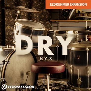 TOONTRACK EZX - Dry (EZX拡張音源)(タイト)(ドラム)(オンライン納品)(2時間以内に納品)