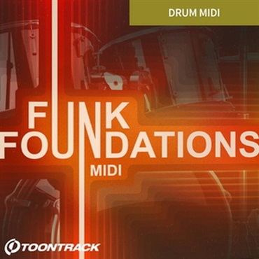 TOONTRACK Drum MIDI - Funk Foundations (ドラムMIDIパック)(ファンク)(ビル・バーンズ)(オンライン納品)(2時間以内に納品)