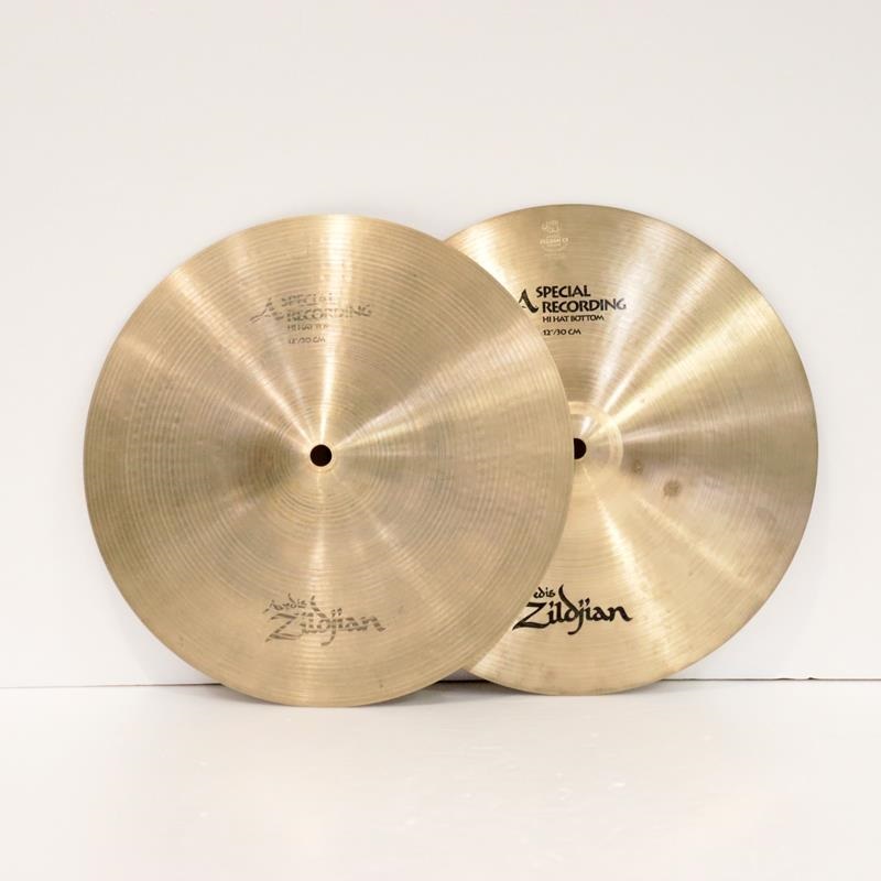 ハードヒッター限定しかもレア物　X100　ハイローンチ　お買い得６本セット Zildjian USED 中古 A Zildjian Special Recording Hihat 12'' Pair