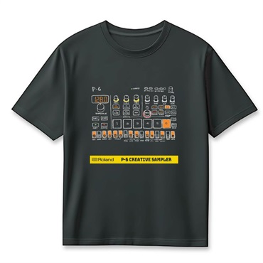 Roland P-6 T-Shirts DesignB L (RT/P-6BL)