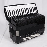 New Parrot 41K120BS BK 国内限定モデル アコーディオン 41鍵盤 120ベース H.M.M.L ピアノ式 マスタースイッチ付 パロット