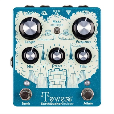 EarthQuaker Devices Towers [Stereo Filter Reverb] EQD
