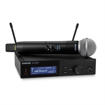 SHURE SLXD24+J/58 (シュアー)(ハンドヘルド送信機+受信機)(ワイヤレスシステム)(SM58)(1ch)