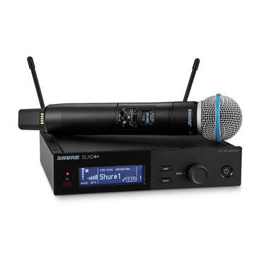 SHURE SLXD24+J/B58 (シュアー)(ハンドヘルド送信機+受信機)(ワイヤレスシステム)(Beta 58A)(1ch)
