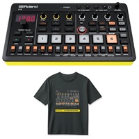 (Tシャツセット)P-6 Creative Sampler AIRA COMPACT & P-6 T-Shirts DesignB M (RT/P-6BM) セット (ポケットサイズ・サンプラー)(アイラコンパクト)(ローランド)