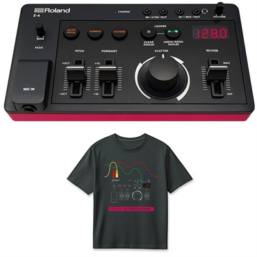 Roland (Tシャツセット)E-4 VOICE TWEAKER(AIRA Compact) & E-4 T-Shirts DesignA L (RT/E-4AL) セット ローランド